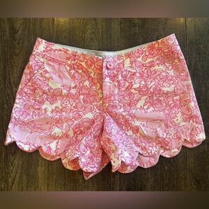 Lilly Pulitzer Pink Floral Shorts